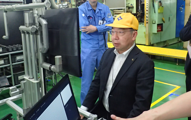 市長体験の写真